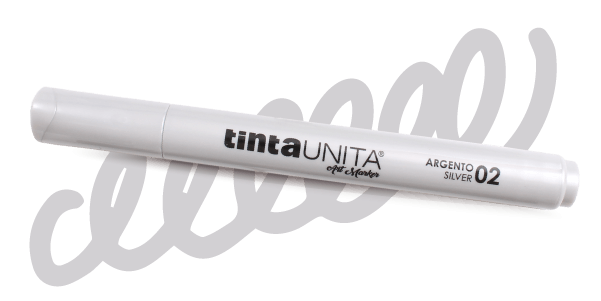 Art Marker Tinta Unita - Silver 02