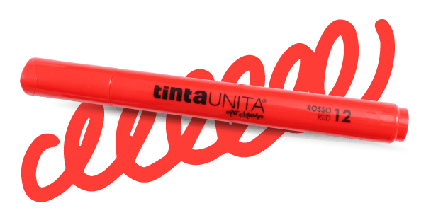 Art Marker Tinta Unita - Rosso 12