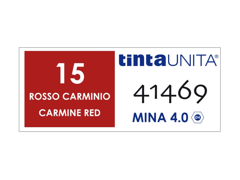 Pastello Colorato Tinta Unita - Rosso Carminio 15