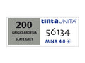 Pastello Colorato Tinta Unita - Grigio Ardesia 200