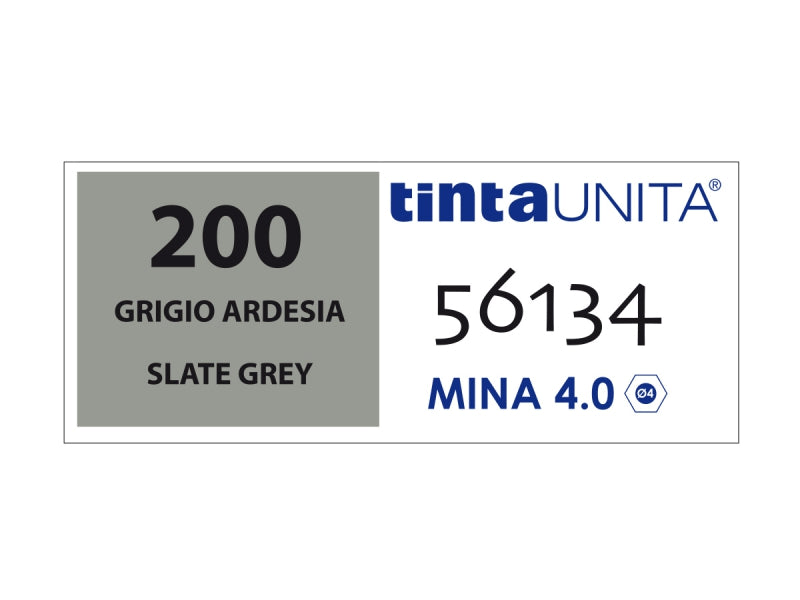 Pastello Colorato Tinta Unita - Grigio Ardesia 200
