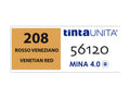 Pastello Colorato Tinta Unita - Rosso Veneziano 208