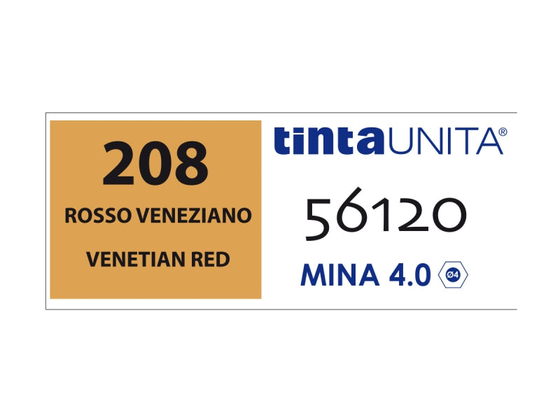 Pastello Colorato Tinta Unita - Rosso Veneziano 208