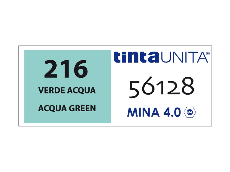 Pastello Colorato Tinta Unita - Verde Acqua 216