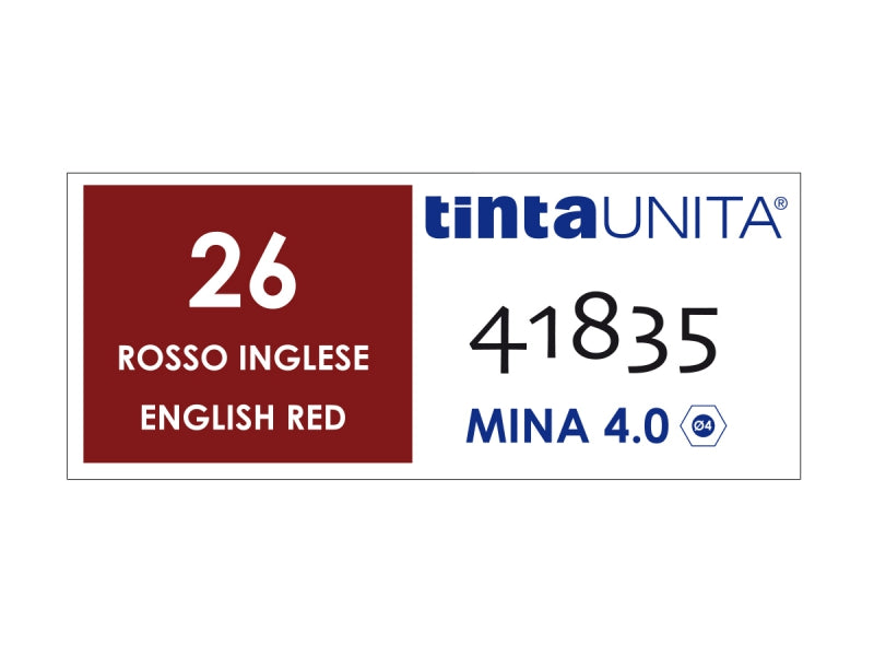 Pastello Colorato Tinta Unita - Rosso Inglese 26