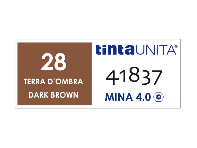 Pastello Colorato Tinta Unita - Terra d'ombra 28