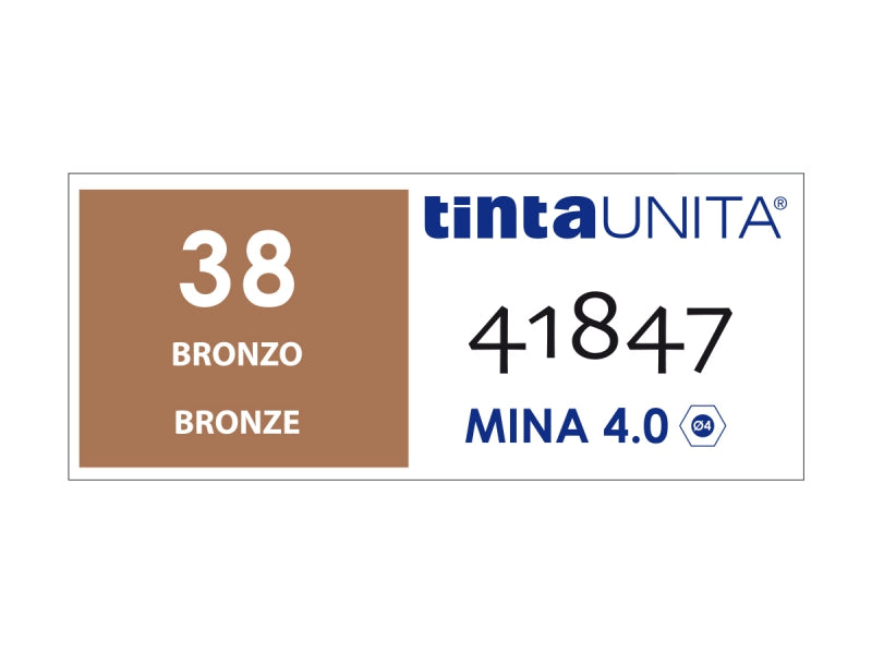 Pastello Colorato Tinta Unita - Bronzo 38