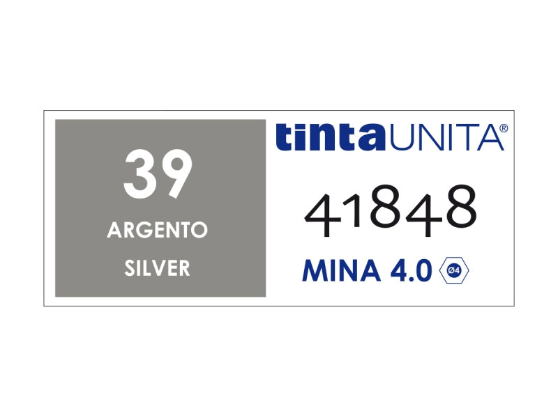 Pastello Colorato Tinta Unita - Argento 39