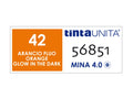 Pastello Colorato Tinta Unita - Arancio Fluo 42