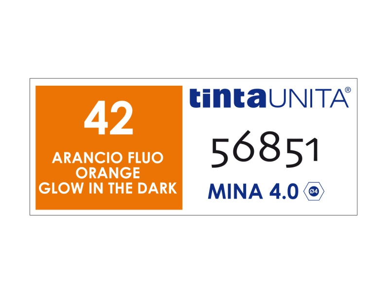 Pastello Colorato Tinta Unita - Arancio Fluo 42