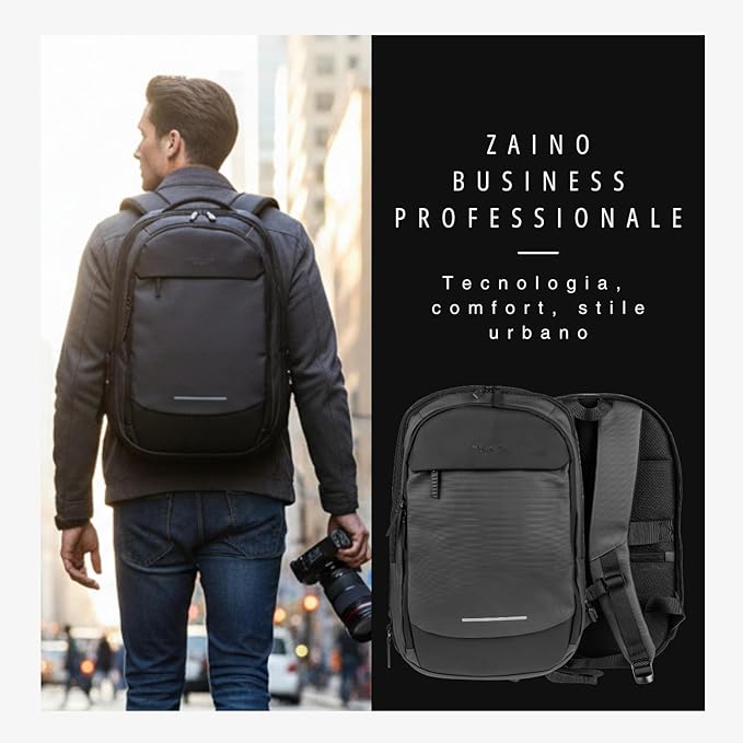 Zaino James Slim - Nero