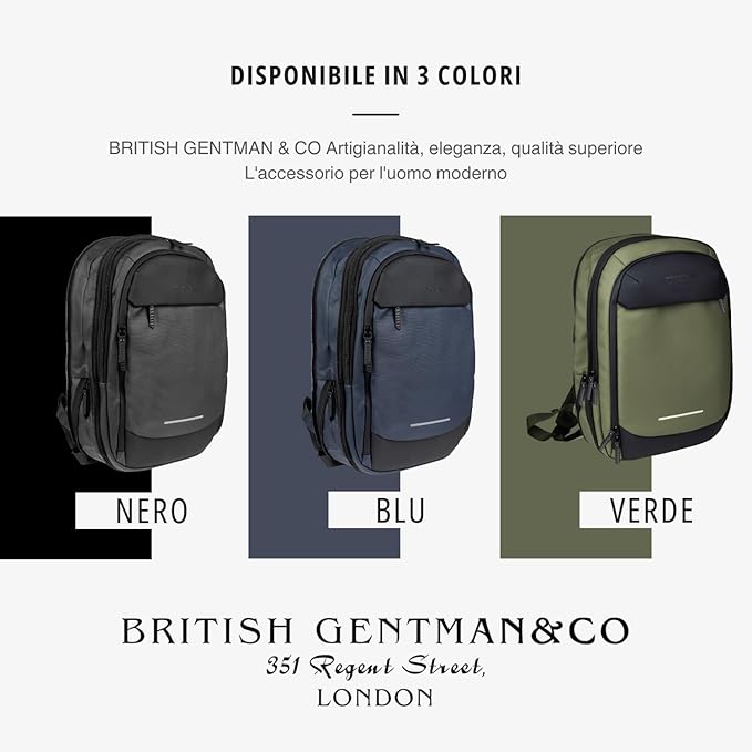 Zaino James Slim - Army Green