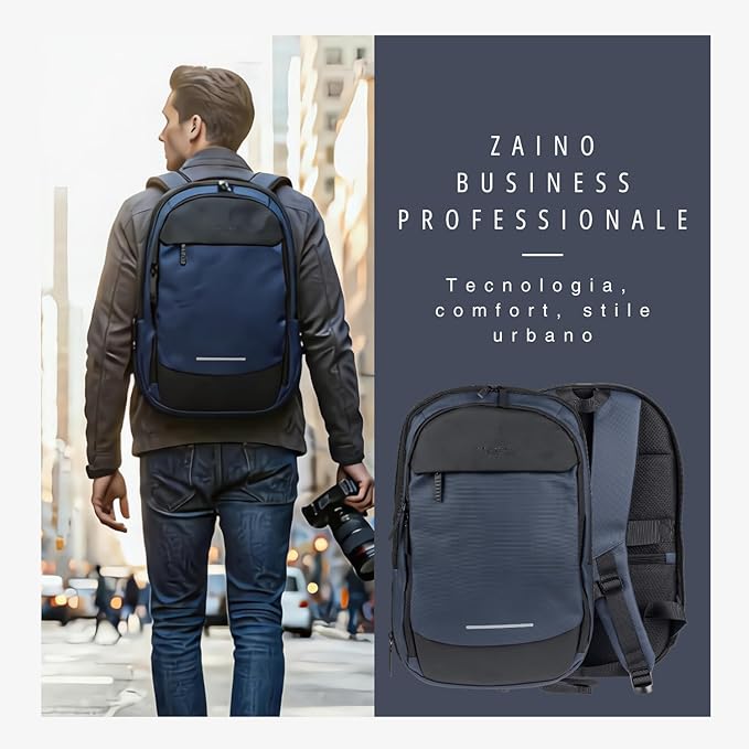 Zaino James Slim - Blu Navy