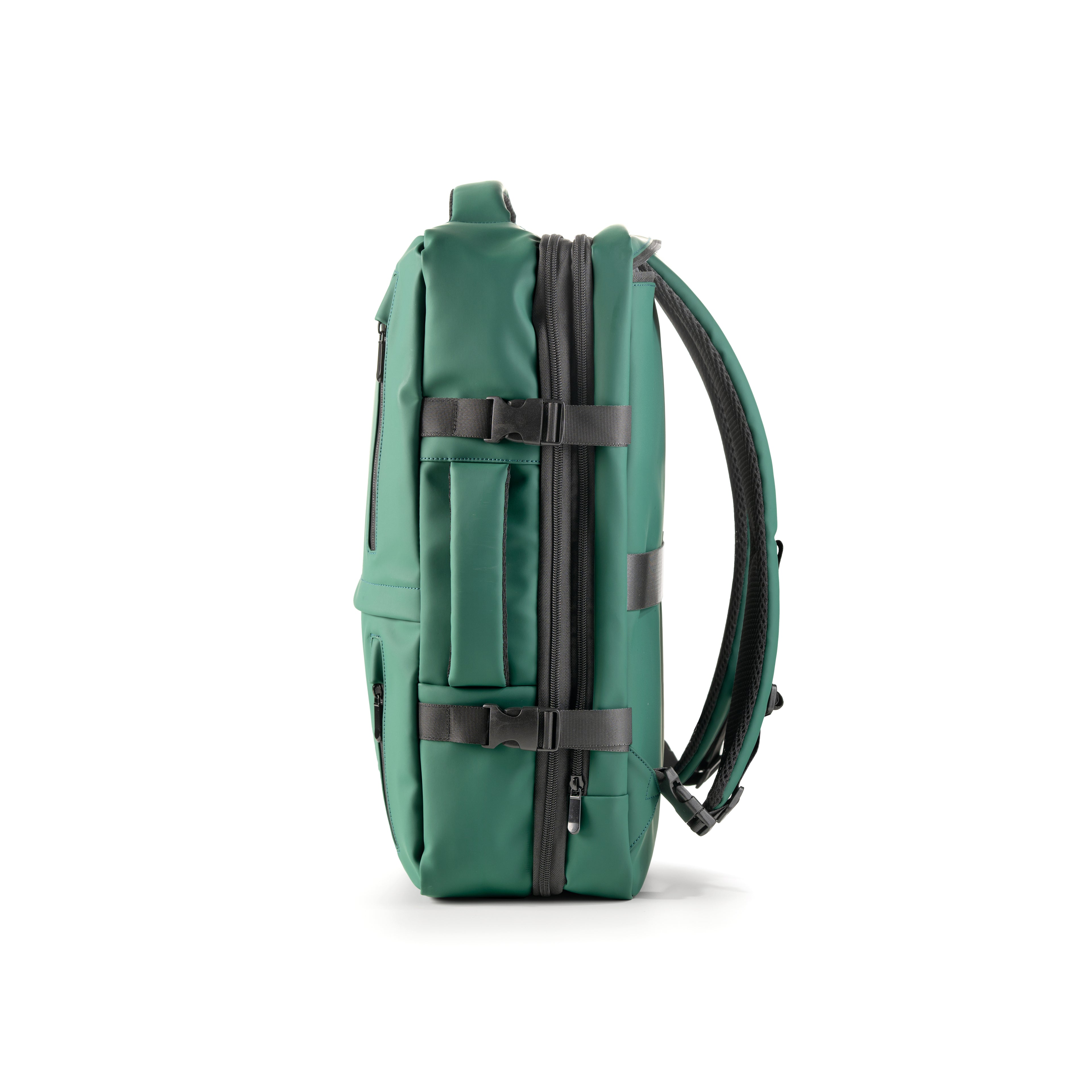 Rainproof Rubber Travel Backpack - Green