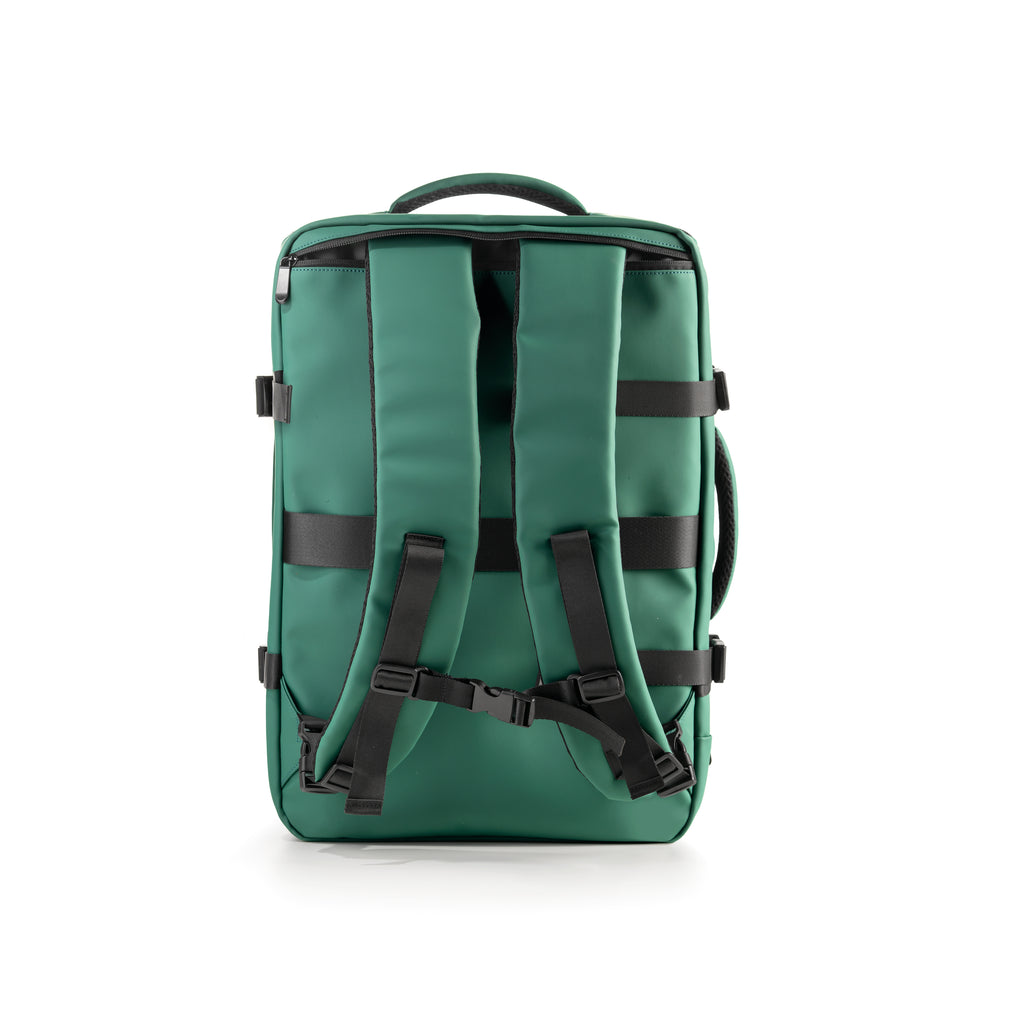 Rainproof Rubber Travel Backpack - Green