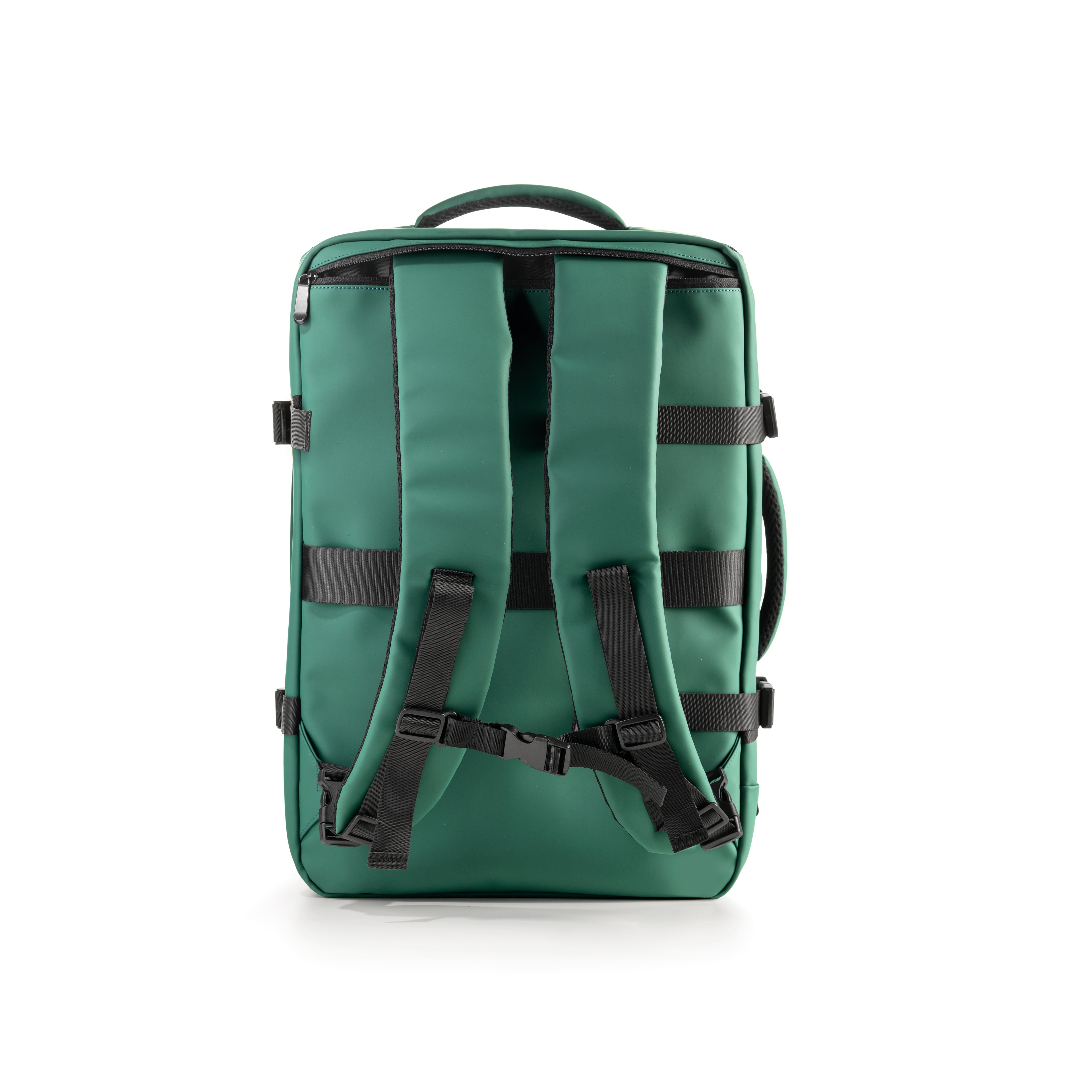 Rainproof Rubber Travel Backpack - Green