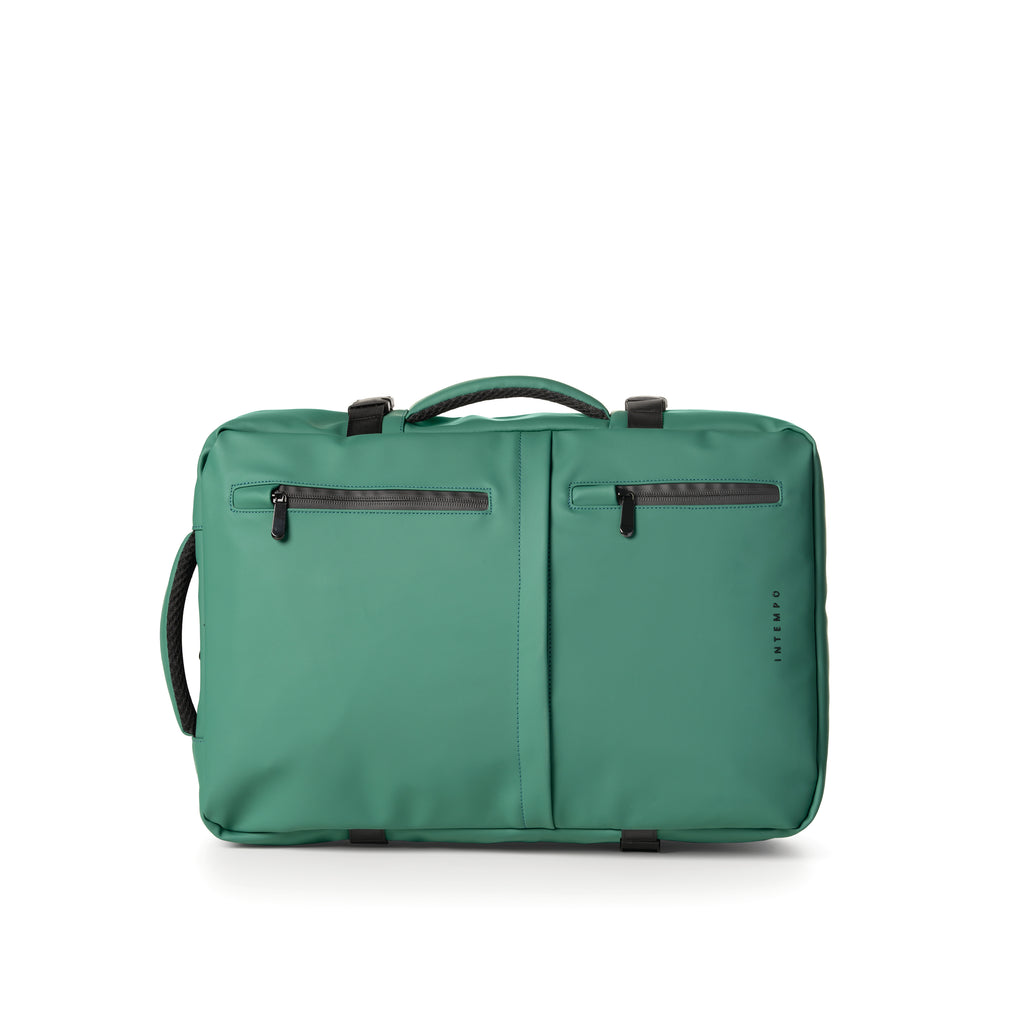 Rainproof Rubber Travel Backpack - Green
