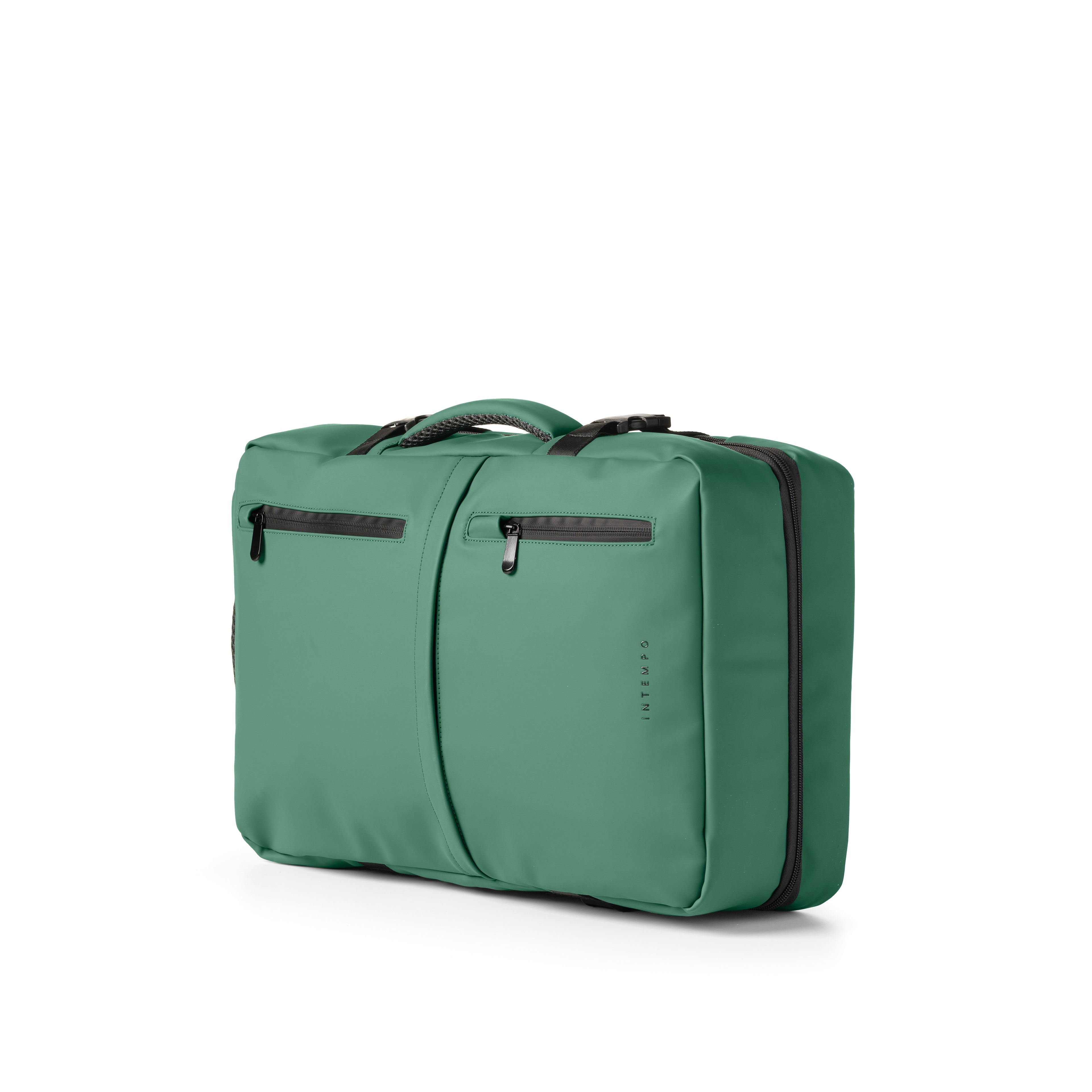 Rainproof Rubber Travel Backpack - Green