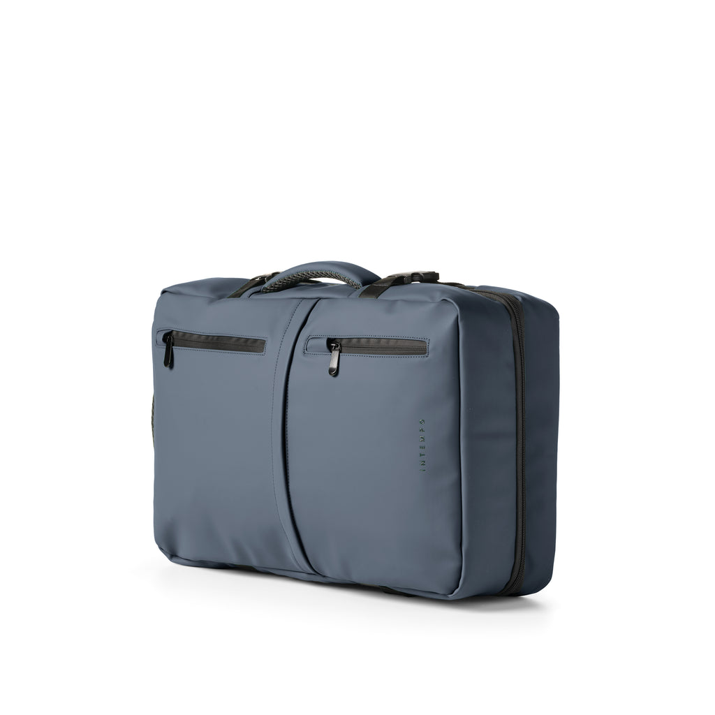 Rainproof Rubber Travel Backpack - Navy Blue