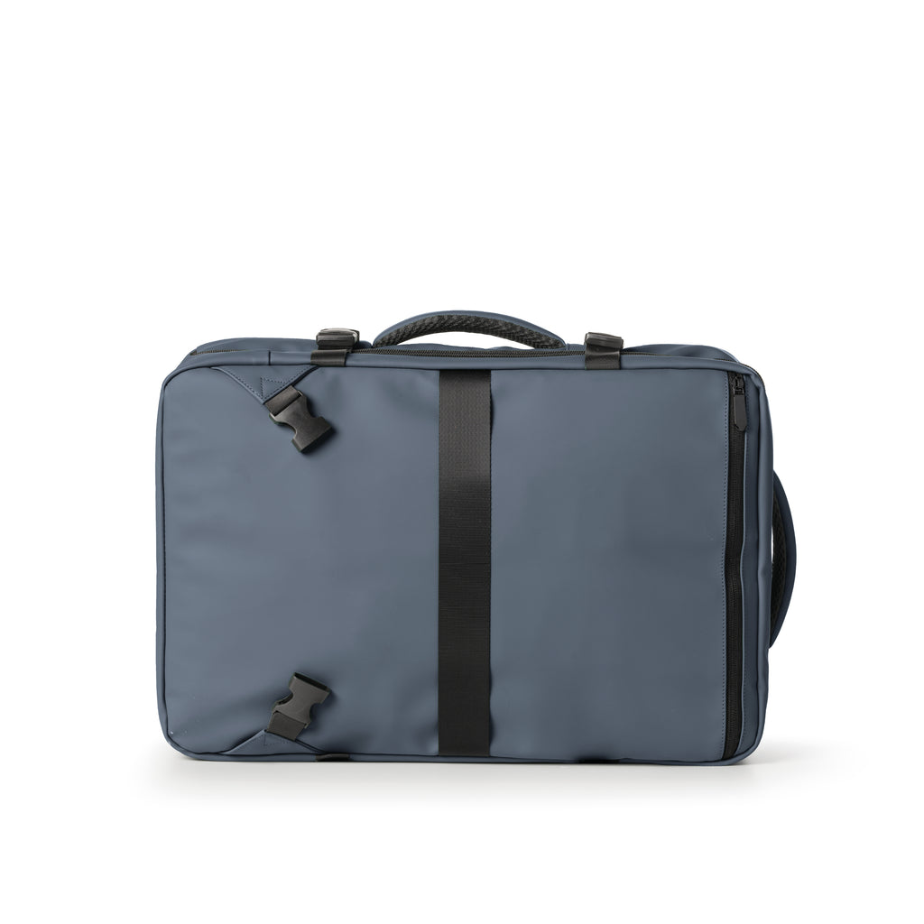 Rainproof Rubber Travel Backpack - Navy Blue