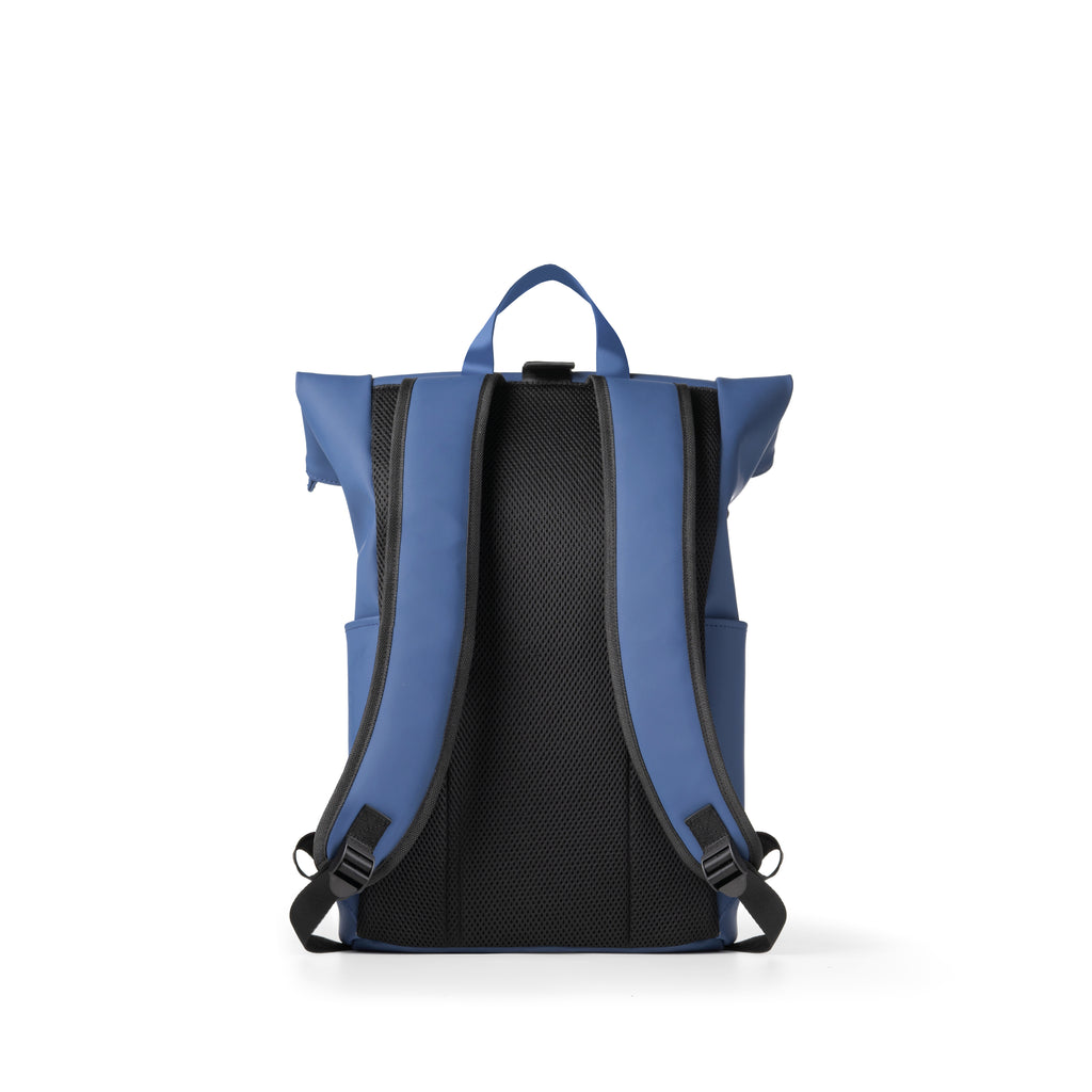 Zaino Roll-Top Drop in Gomma Antipioggia - Sky Blue