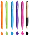 5 Penne a Sfera 1.0 I'M Tinta Unita + 1 Gold ink Nero
