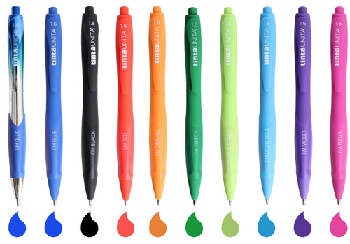9 Penne a sfera 1.0 I'M Tinta Unita + 1 Black Gradient