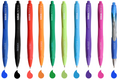 9 Penne a sfera 1.0 I'M Tinta Unita + 1 Blu Gradient