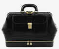 Borsa medico in pelle nera Malpighi by Fantini