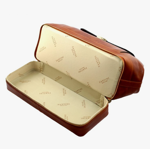 Borsa medico in pelle color miele Malpighi by Fantini