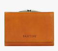 Portafoglio donna in pelle giallo Valdarno by Fantini