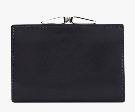 Portafoglio donna in pelle nero Valdarno by Fantini