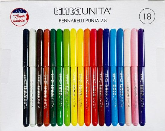 12 Pennarelli 2.8 Tinta Unita