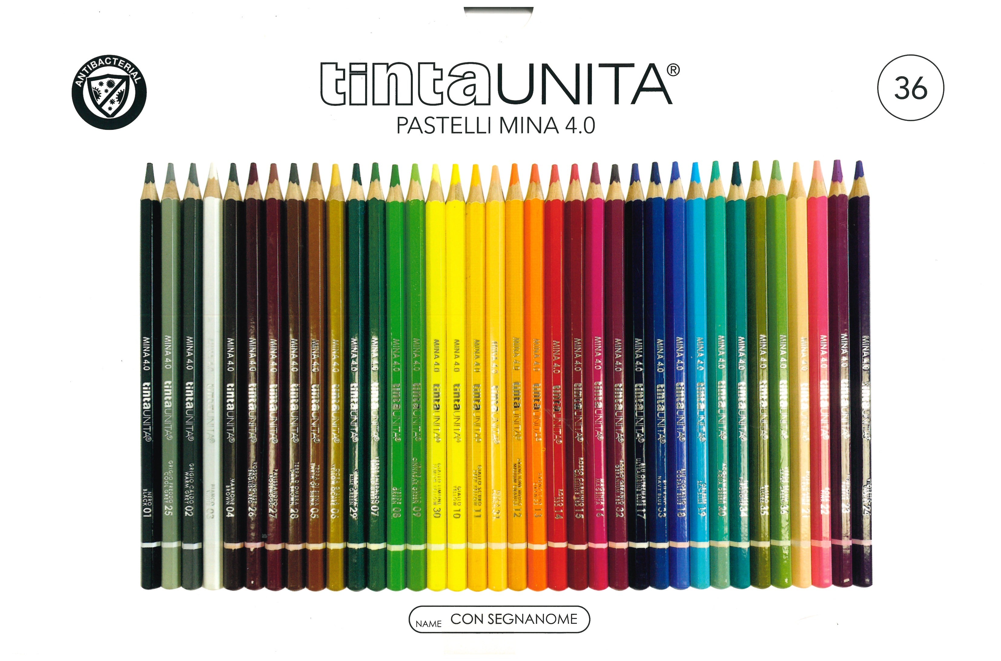 12 Pastelli 4.2 Tinta Unita